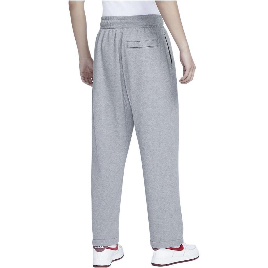 Nike Embroidered Logo Straight-Leg Sweatpants Men Bottoms Carbon-Grey DX8186-091