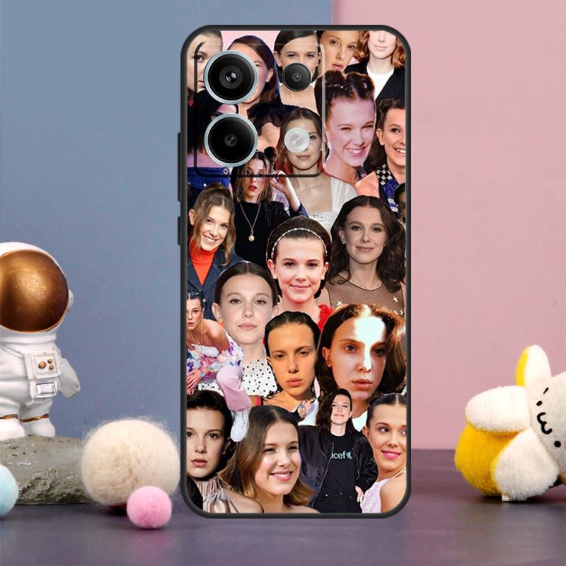 Millie Bobby Brown Case For Xiaomi Redmi Note 13 11 9 10 12 Pro Plus 12S 11S 10S 9S Redmi 12 10C 12C 13C Cover