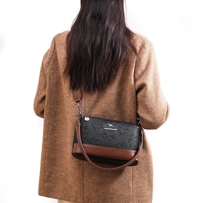 Crossbody Tas, Modieuze Tas voor Middelbare en Oudere Mensen, Eenvoudige Mamatas, High-end Enkele Schoudertas