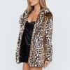 0 Leopard Print Fashion Imitation Fur Coat Women's Made Fur Coat Women's Coat Autumn and Winter New