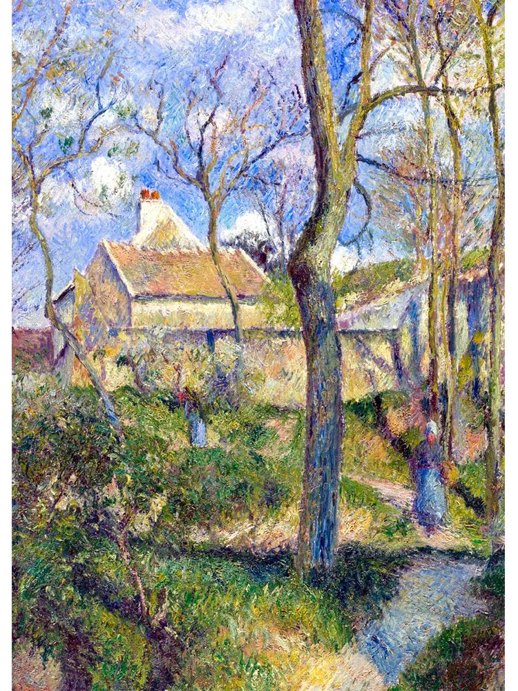 Известный художник Камиль Писсарро Природный Пейзаж Плакат Холст Картина Импрессионизм Настенное Искусство Для Гостиной Украшения Дома 21x30cm No Frame