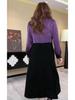 2025 Spring High-End Silk-Like Loose Plus Size Slimming Dress for Women