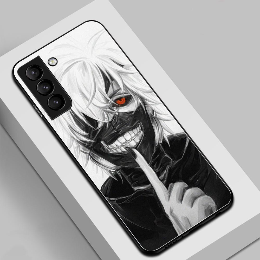 Anime Tokyo Ghoul Terror Phone Case For Samsung Galaxy Note 8 9 20 S20 S22 S21 Ultra S8 S9 S10 S10E Plus FE Tempered Glass Shell