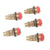 5PCS Gold Garden Irrigation Sprinkler Adjustable Watering Spray  Fountain Misting
