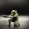 Soldier Pen Holder 3D Printed Kneeling Soldier Pencil Stand Desk Organizer for Office Home Tabletop Decor Gifts for Men Father