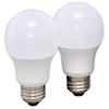 AGLED LED 26mm Base 60W Daylight Wide Set of 2 Energy-Saving Bulbs, Diameter, Equivalent, White, Beam, (20,000 Hours) LDA7N-G-6T6-E2P