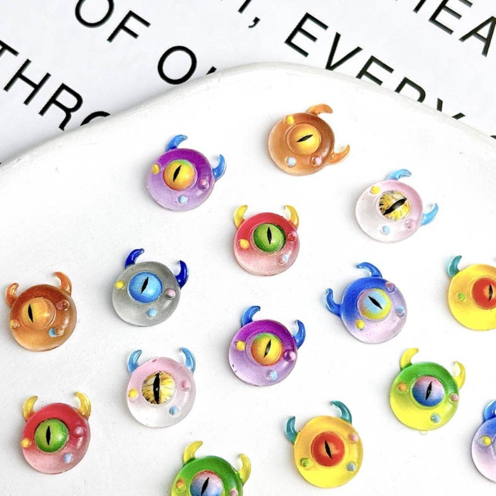 

20Pcs Resin Eye Manicure Nail Charm Princess 3D Nail Art Decoration Sweet Resin Nail Charms Female