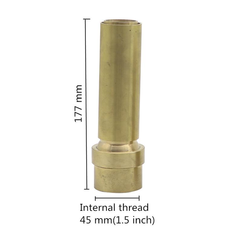 3/4"/1"/1.5" Internal Thread Adjustable Fountain Nozzles Brass Air-Blended Bubbling Water Column Garden Landscape Sprinkler 1Pc
