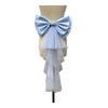 Fashionable Wedding Party Waist Bowknot for Woman Decorative Tulle Casual Train Waist Bowknot Foulard Female