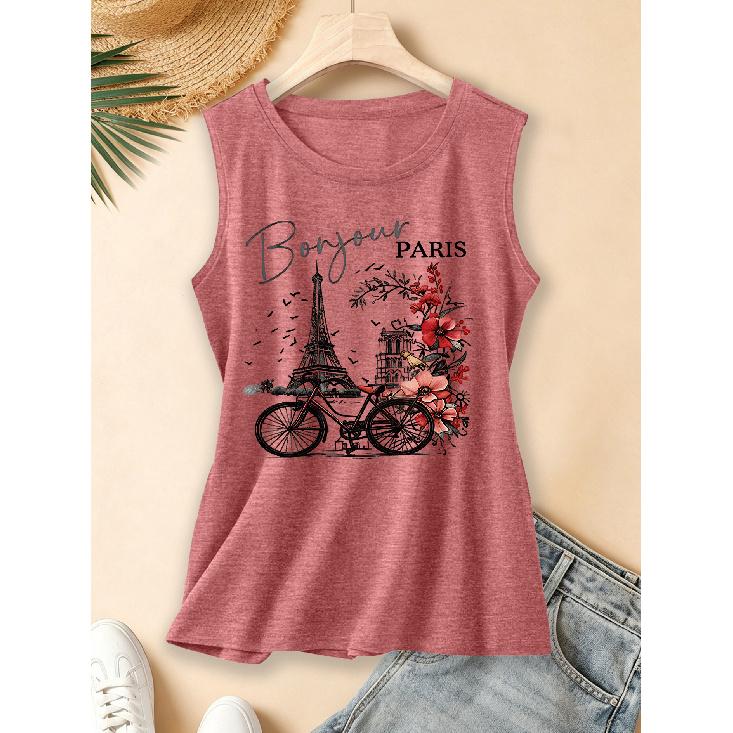 2026 Halloween Skull Flower Print Round Neck Women 3Pcs T-Shirt Set Elegant Daily Commute Spring Summer Tops