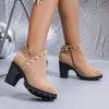 Fashion Booties Autumn and Winter New Single Boots Platform Super High Heel Fashion Women's Shoes