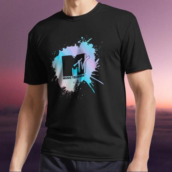 

New Shirt MTV Vintage Oil Slick Paint - Active Logo T-Shirt Funny Size S to 5XL S