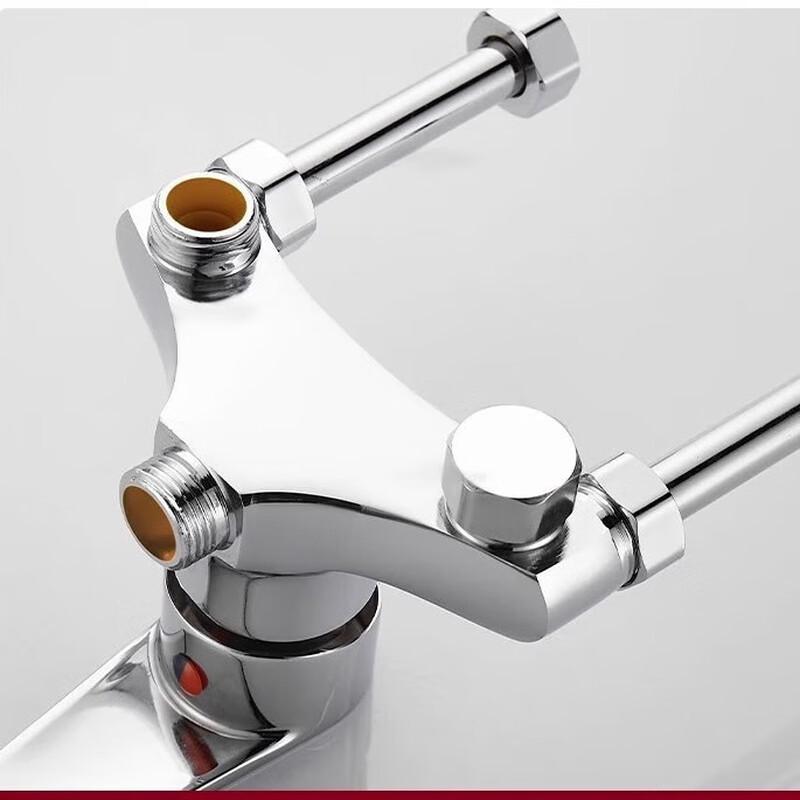 TLXT Wall-Mounted Hot/Cold Shower Faucet Set