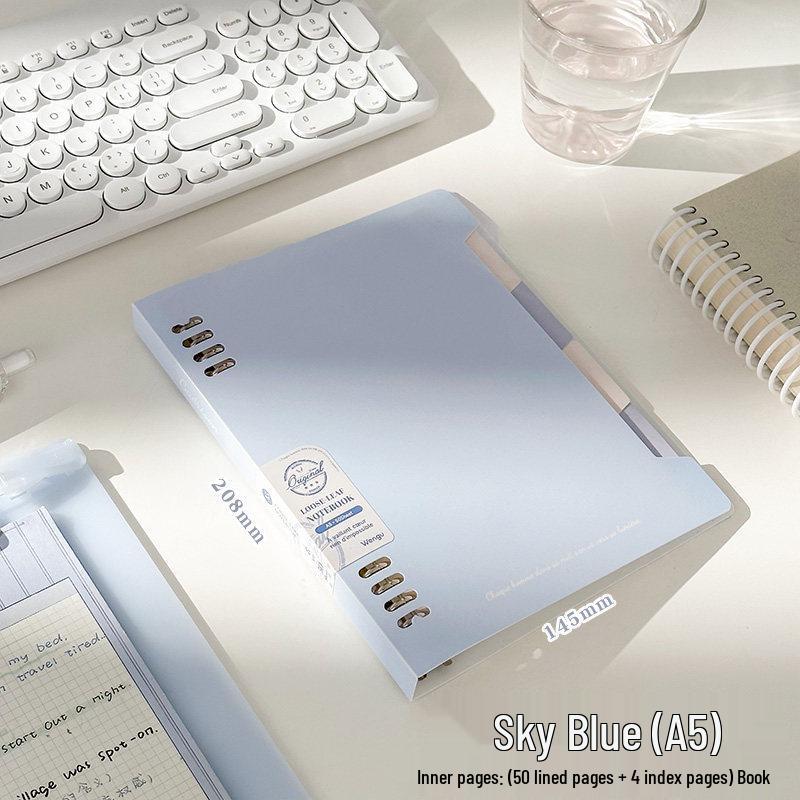 Detachable, High-Quality Loose-Leaf Notebook for Students and Graduates - Perfect for Back-to-School and Error Logging.