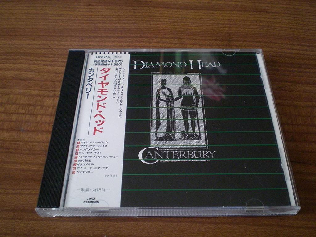 CD DIAMOND HEAD - Canterbury 18P22747 MCA Records 1989 Japan Rock Used