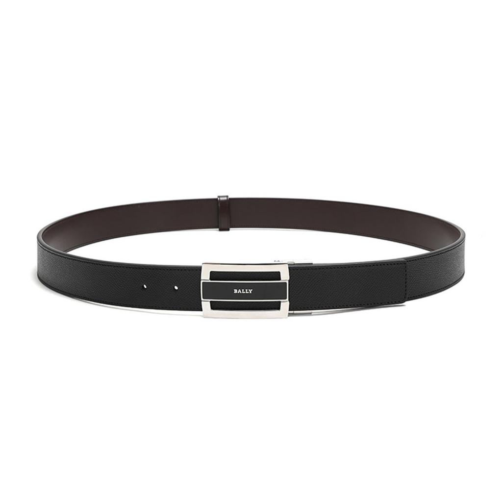 Bally Striped Leather Wallet And Belt Gift Box Set Men Accessories Black Brown BALLY-GIFTBOX-FT-50