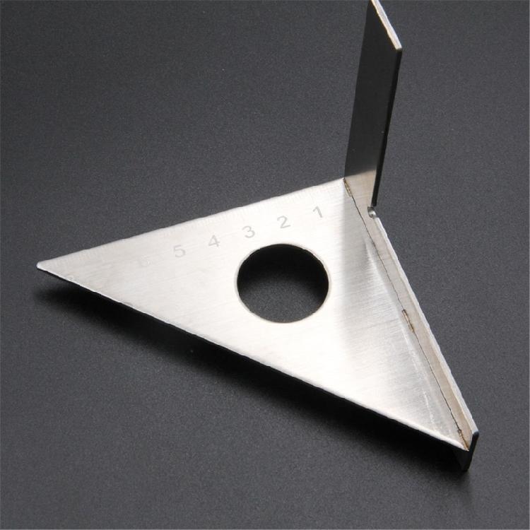 Multi Angles Measuring Ruler Stainless Steel Woodworking Square,Angles from 22.5° To 90° Layout Tool for Carpentry