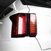 2PCS Auto Exterior Decoration Rear Brake Light Decal Stripe Cover ABS Carbon Fiber Black For Kia Sorento MQ4 - LHD RHD