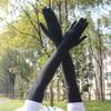 1 Paar Hohelastische Spandex Sonnenschutz Lange Handschuhe Party Nachtclub Hochzeit Performance Schwarze Handschuhe