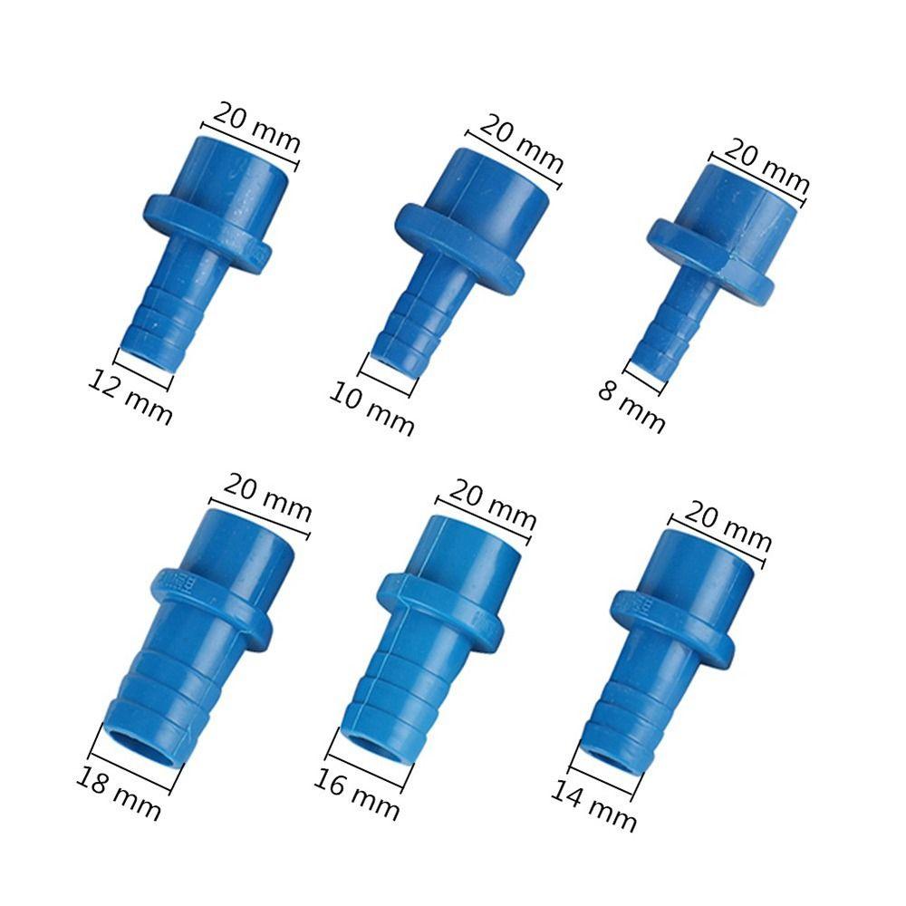 5Pcs 20/25/32mm To 8-25mm PVC Pagoda Connector Soft Pipe Joint Fittings for Aquarium Fish Tank