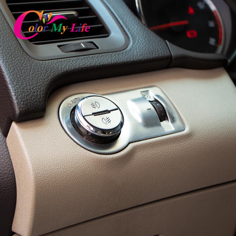 3Pcs Headlight Button Cover for Chevrolet Malibu Cruze Trax Opel Mokka ASTRA J Insignia Fog Lamp Switch Decoration Sticker