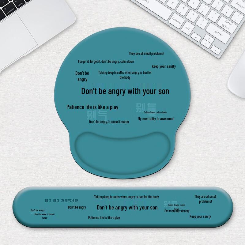 Fumade Ergonomic Cloth Wrist Rest Mouse & Keyboard Pad Set