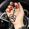 1Pcs Metal Car Keychain Badge Key Chain Rings Car Accessories For Citroen C1 C2 C3 C4 C5 C6 C8 C4L DS3 DS4 DS5 DS5LS DS6