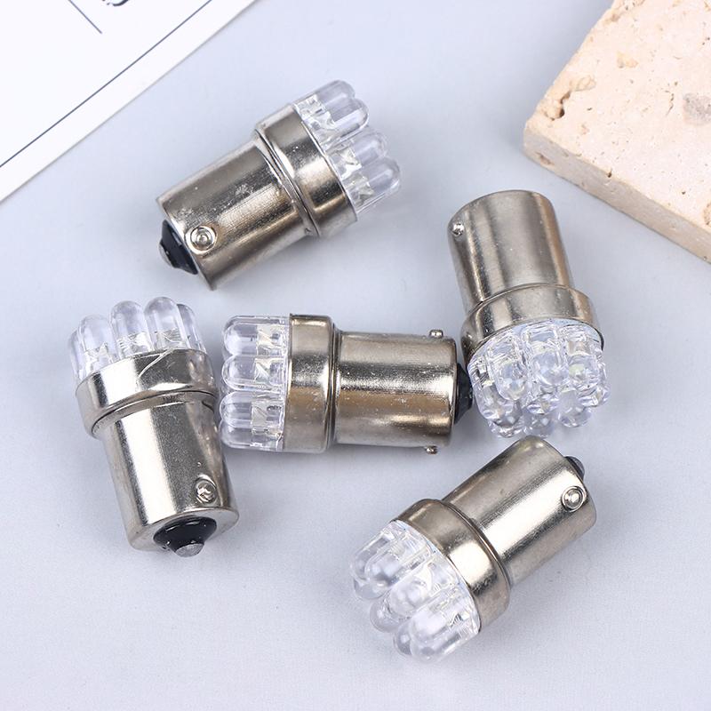 5Pcs 1156 1157 Ba15S P21W Led Bulbs Car Tail Brake Light Backup Reverse Lamp Turn Signals Bulb 12V Straw Hat Light