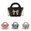 Kids Shoulder Charming Bag Designed With Shiny Colors And A Cute Bow For Fashionforward Preschoolers