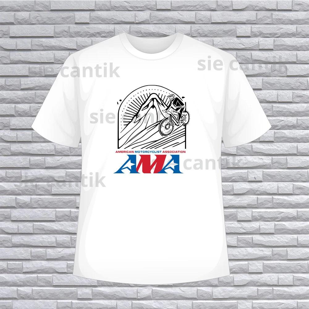 AMA Racing Logo American T-Shirt Funny Size S to 5XL S