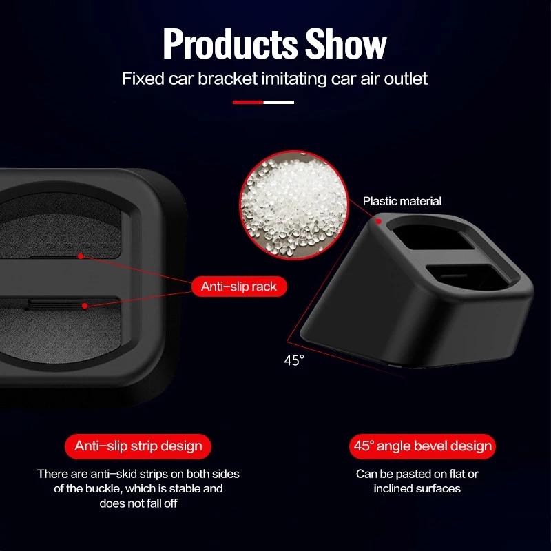 Universal Wireless Car Charger Stand Base Dashboard Mount Car Mobile Phone Holder Bracket Air Outlet Clip GPS Cradle Accessories