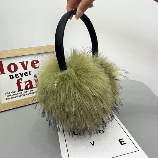 Earmuffs Faux Mink Fur Oversized Fit Soft Thick Fluffy Warm Ear Warmers Fall Winter Outdoor Activities Ear Muffs