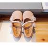 Kids Girls Soft Sole Pearl Princess Leather Shoes Fashion Casual Dance Shoes