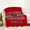 Buccaneers Football Team Spirit Personalized Text Blanket Gift Customizable Blanket Soft & Cozy Versatile for Living Room Sofa Home Decor Livingroom