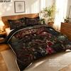 Resident Evil Pattern Bedding Quilt Set Quilt Cover Pillowcase Home Birthday Gift(1 * duvet cover + 2 * pillowcase, without core)