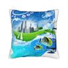 Frutiger Aero Maximalism Square Pillow Case  Cushion Covers Vintage Polyester Decorative Pillowcase for Car 45*45cm