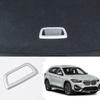 For BMW X1 2016- F48 ABS Silver Seat Rear Door Trunk Handle Cover Trim 1pcs
