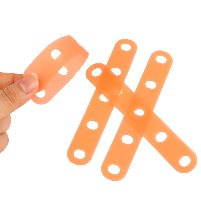 20Pcs Barber Shop Perm Band Hair Perm Rods Hair Rollers Cold Wave Rods With Elastic Rubber Band Professional Styling Tools