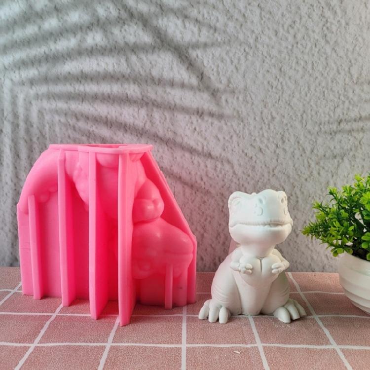 Animal Resin Mould Dinosaur Silicone Molds Ornament Plasters Molds Craft Supplies for Fondant Decoration
