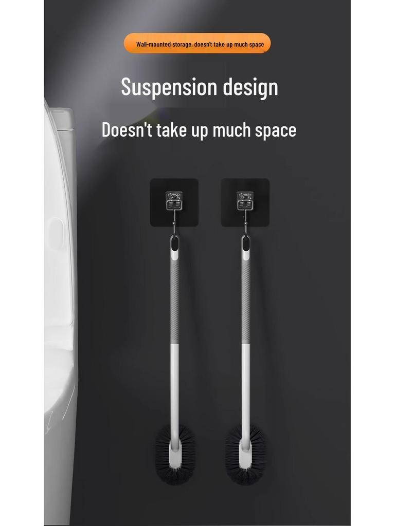 Back-to-School Dormitory Toilet Cleaning Brush - Compact Design for Bathroom and Dead Corner Cleaning