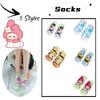 Cute Cartoon Cotton Socks For Girls Breathable And Anti-slip Spring/summer Low Cut Invisible Socks Characters)