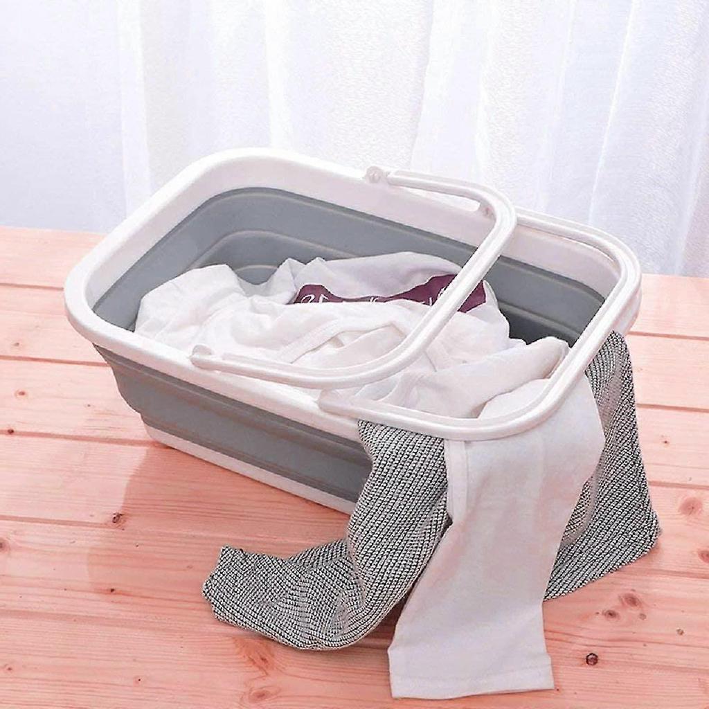 Plastic Foldable Shopping Basket, Foldable Storage Basket, Foldable Washing-up Bowl, Used For Shopping, Shopping, Travel, Storing Snacks And Sundries
