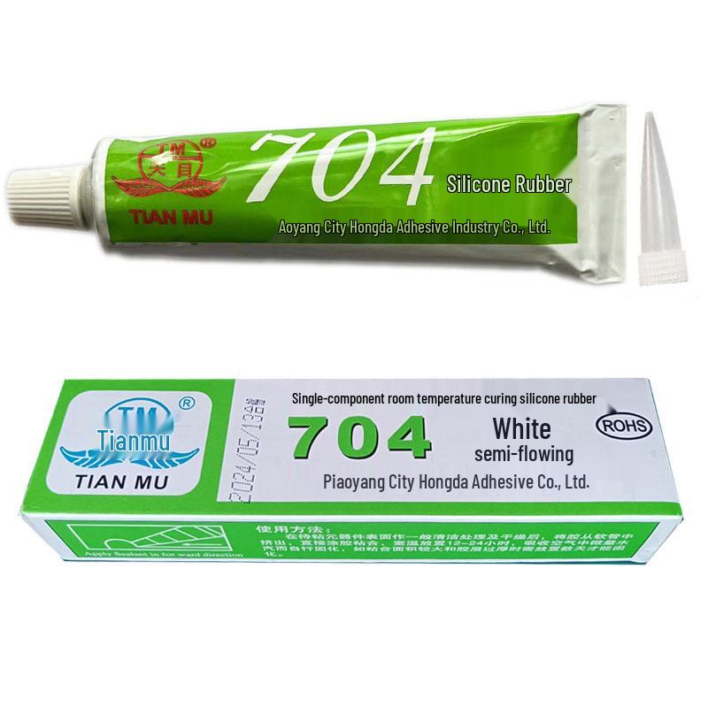 Tianmu 704 White Silicone Rubber for Potting, Sealing, Bonding & Insulating Electronic Components.