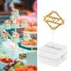 Torta Happy Birthday Cake Toppers Materiale Plastico Scatola Dispenser Torta Soldi