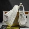 Lightweight and comfortable thick-soled leather high-quality shoes, sports and leisure inner heightening board shoes