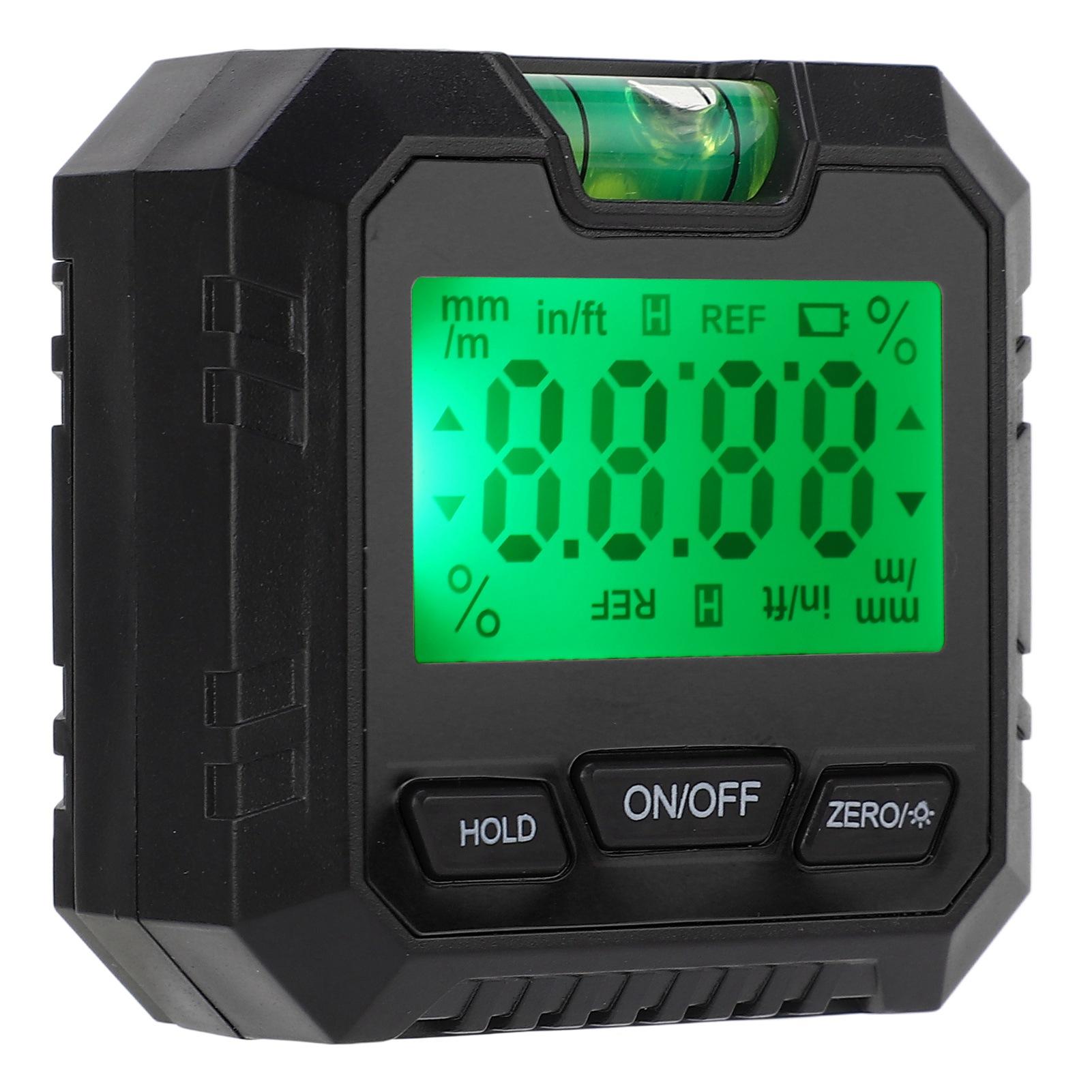 Digital Box Angle Finder Woodworking Electronic Protractor with Horizontal Bubble