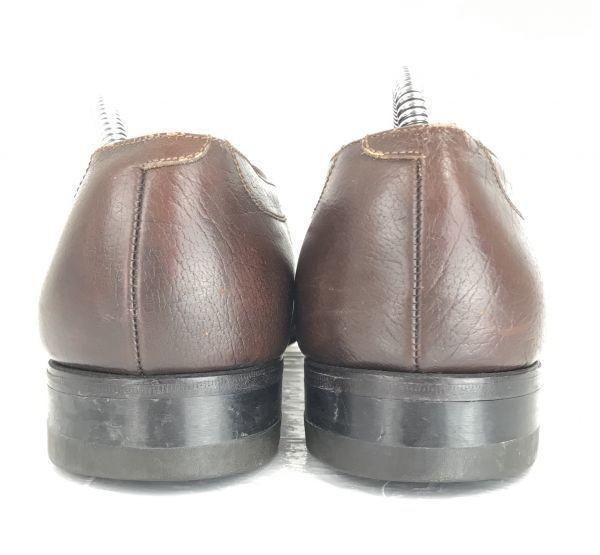 80er Vintage Florsheim Leder U-Tip Goodyear Herren 11.5D 29.0 Braun(GEBRAUCHT)