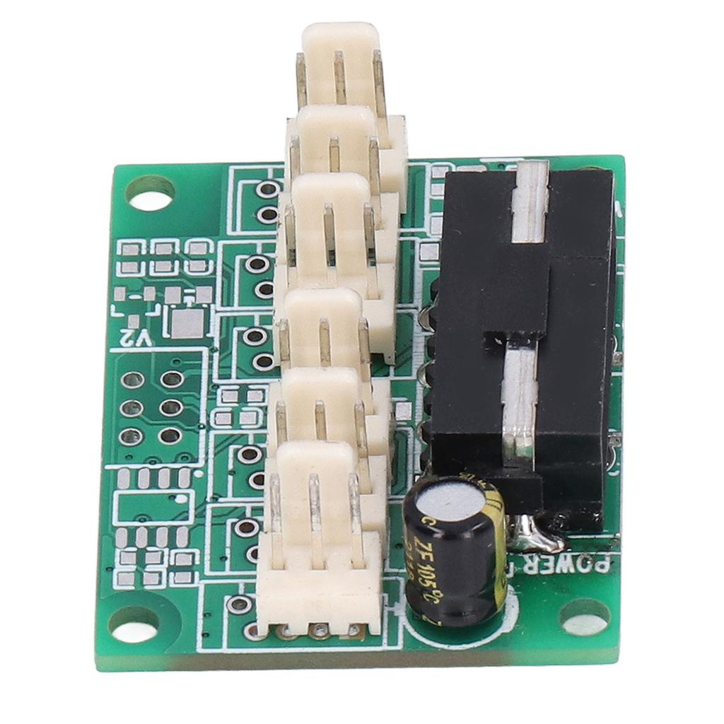 Fan Hub Adjustable Speed 2K‑50KHZ Adjustable 3Pin 2510 12V Fan Controller for Computer Industrial Ca