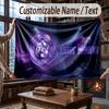 Custom Name Flannel Throw Blanket Austria Wien FC Pattern Warm Home Decoration