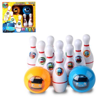 Tayo Kids Bowlingspielzeug, gemischte FarbenBeliebte koreanische Puppen und Spielzeuge